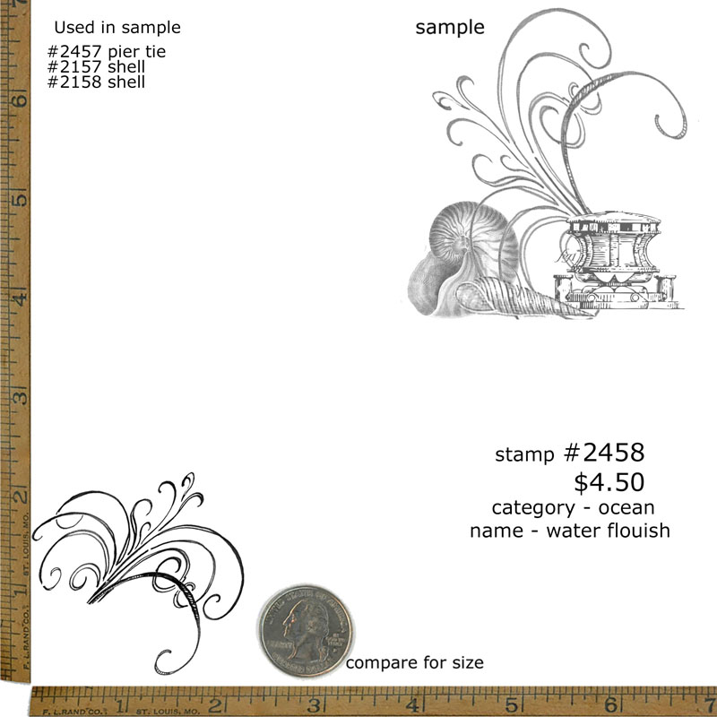 #2458 - Water Flourish - Ocean